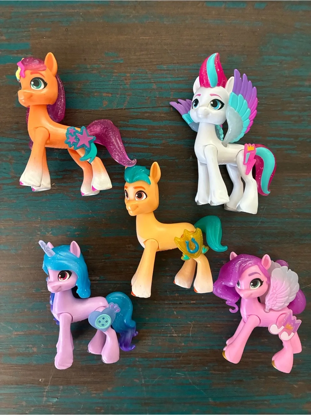 My little pony A New Generation figurine set of 5 posable EUC no box